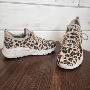 Skechers Women's Leopard Print Sneakers